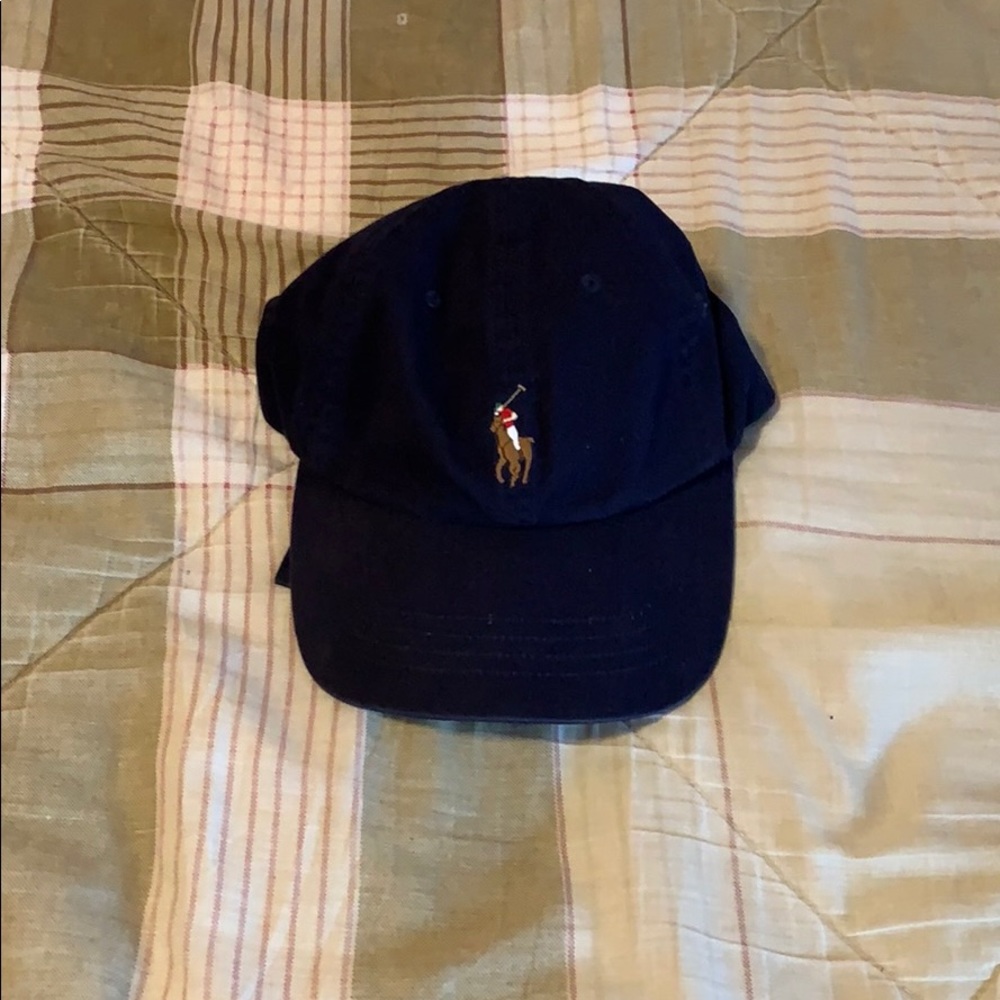Adjustable Navy Blue Polo Ralph Lauren Logo Hat